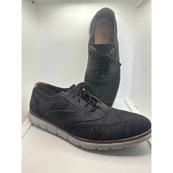 Johnston & Murphy Holden Knit Wingtip Mens Memory Foam Size 8.5 Business Casual - Picture 2 of 9